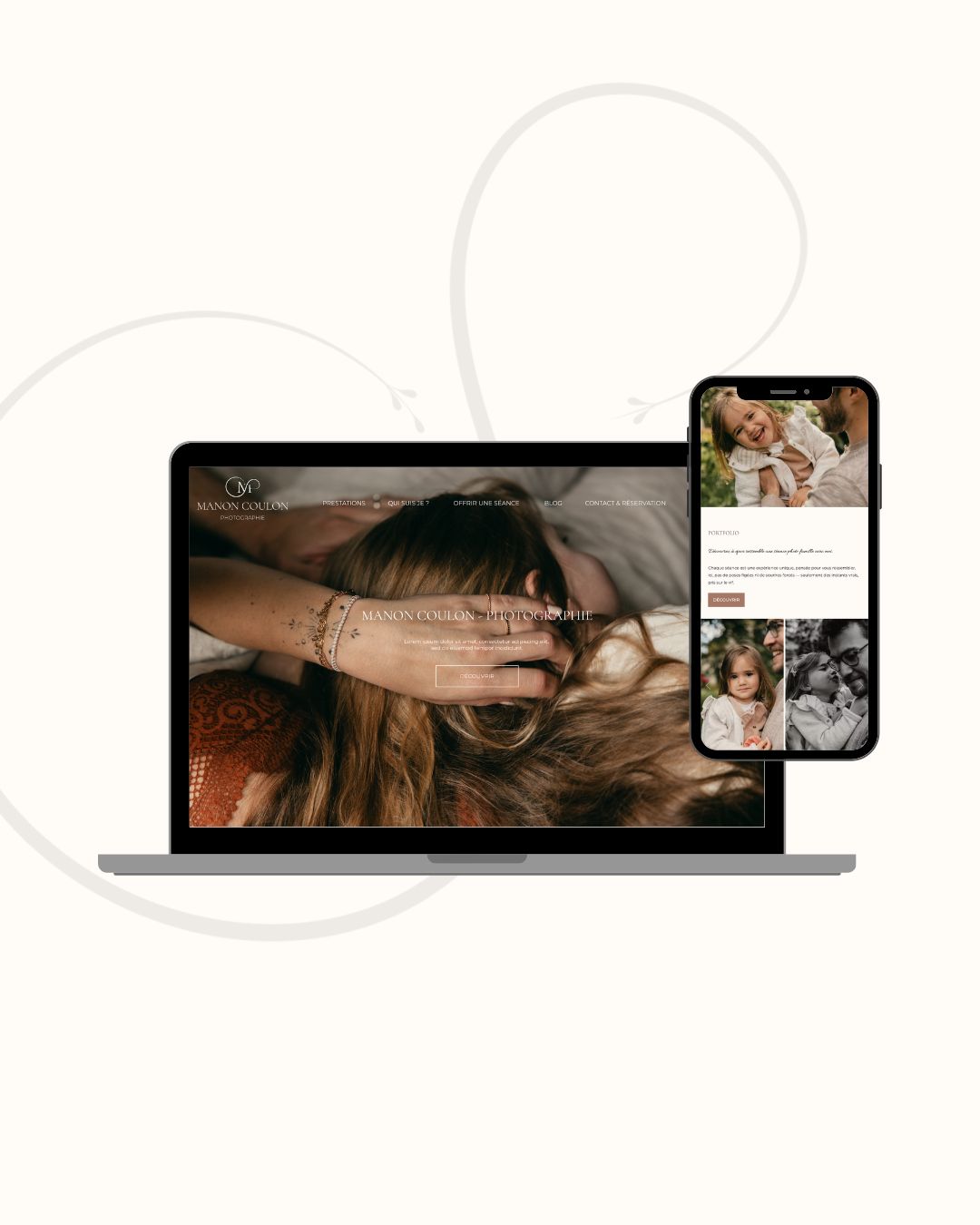 projets manon à propos création de site wordpress