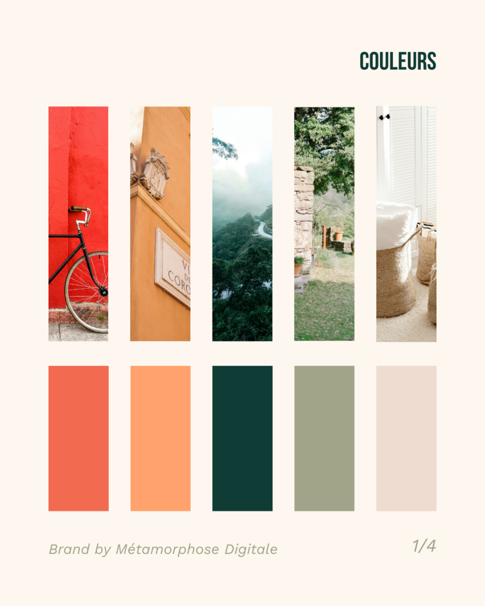 identité couleurs site web architecte