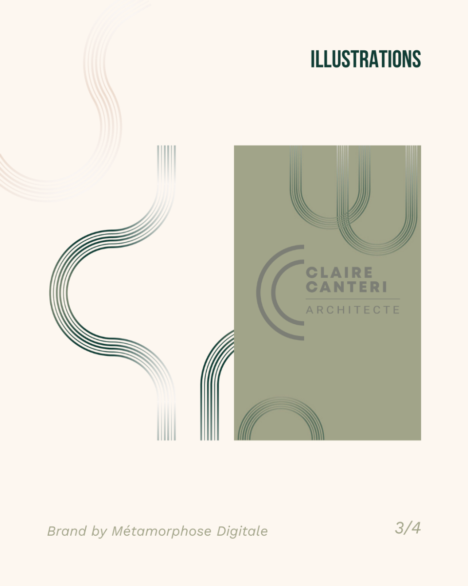 identité illustration site web architecte