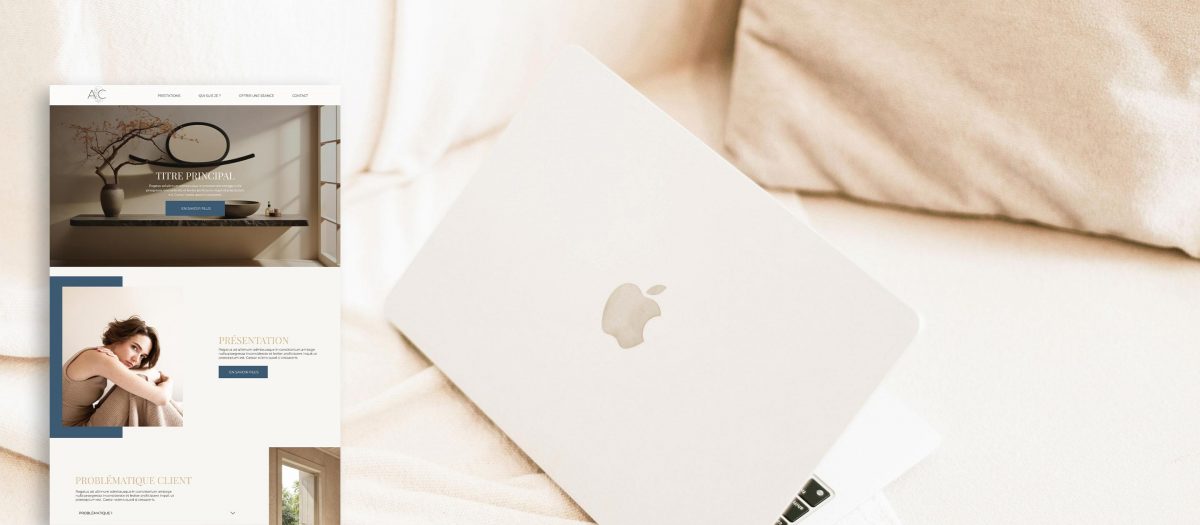 hero blog créer un site vitrine wordpress