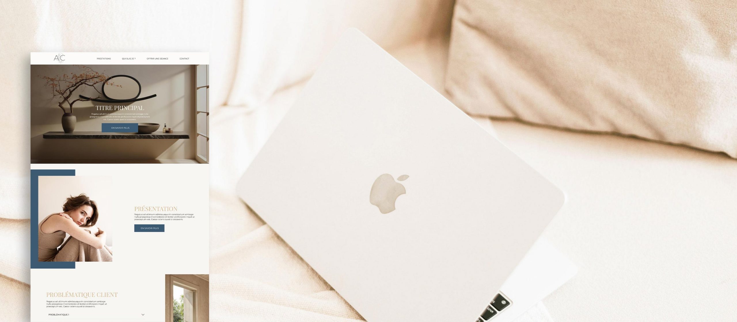 hero blog créer un site vitrine wordpress