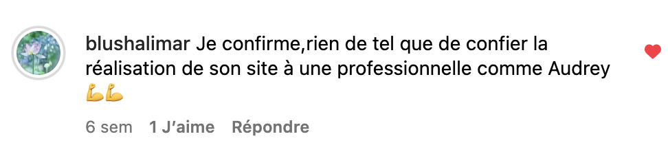 Témoignage instagram Gaelle facialiste