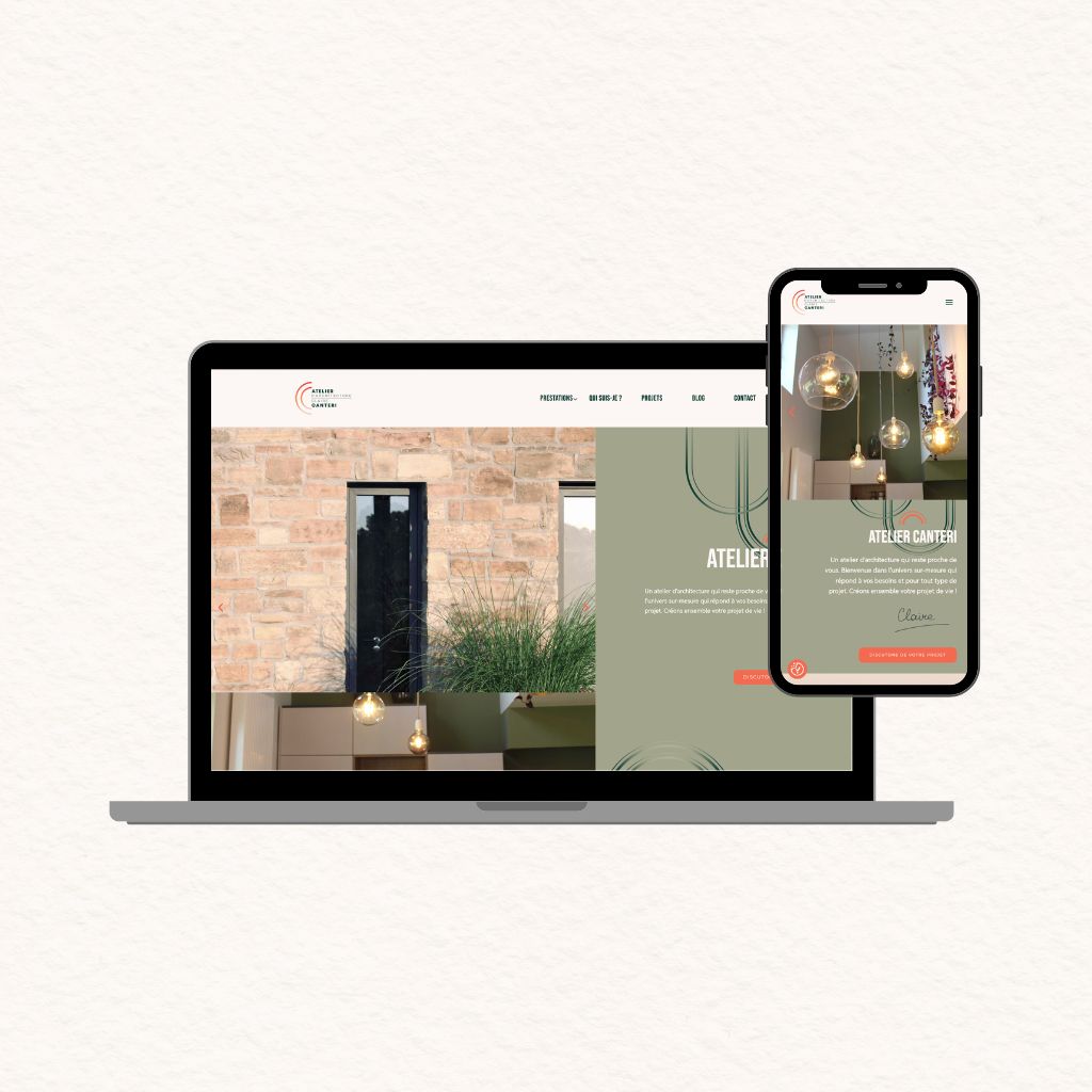 creation site wordpress Claire Architecte